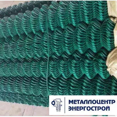 Сетка рабица в ПВХ 40х40х2,6 мм